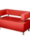 Диван 2-х местный &quot;Борк&quot;, красный глянец