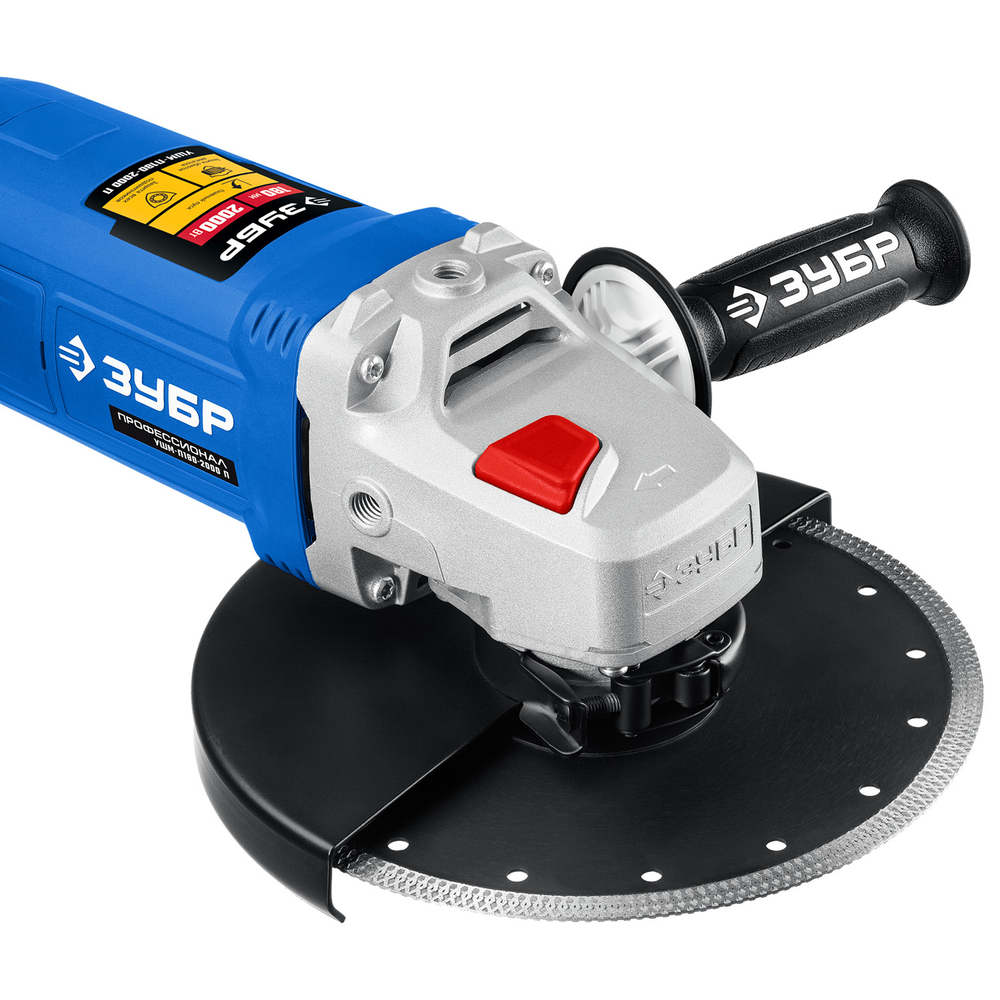 ЗУБР 2000 Вт, d180 мм, УШМ, Профессионал (УШМ-П180-2000 п)