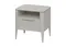 Тумба прикроватная Type 1 полка 1 ящик ширина 50 см (серо-бежевый)