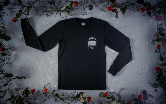 Лонгслив HOOK Улитка Чёрный