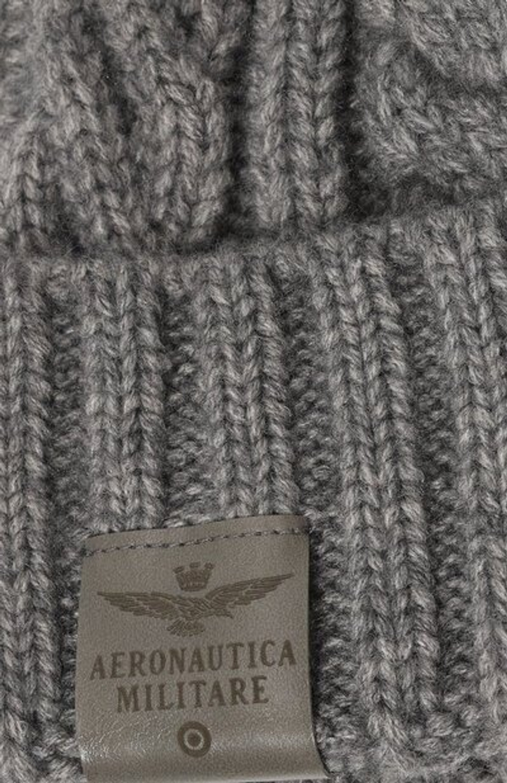 Шапка AERONAUTICA 045 серый косы