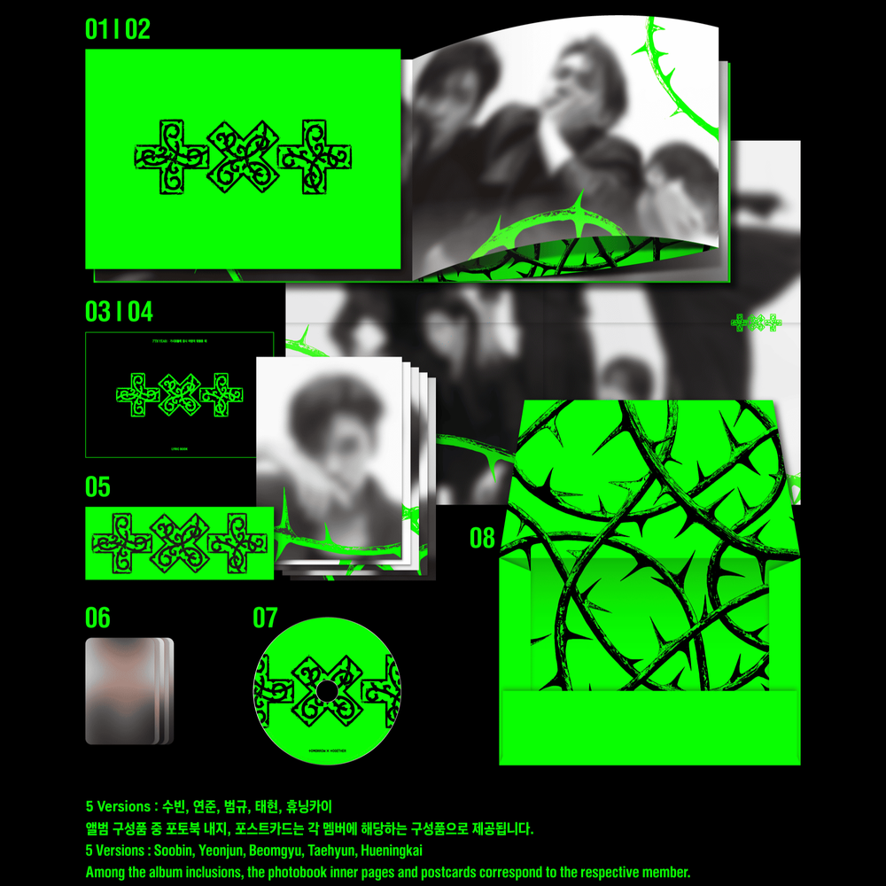 Альбом TXT - 7TH YEAR: A Moment of Stillness in the Thorns (THORN Ver.)