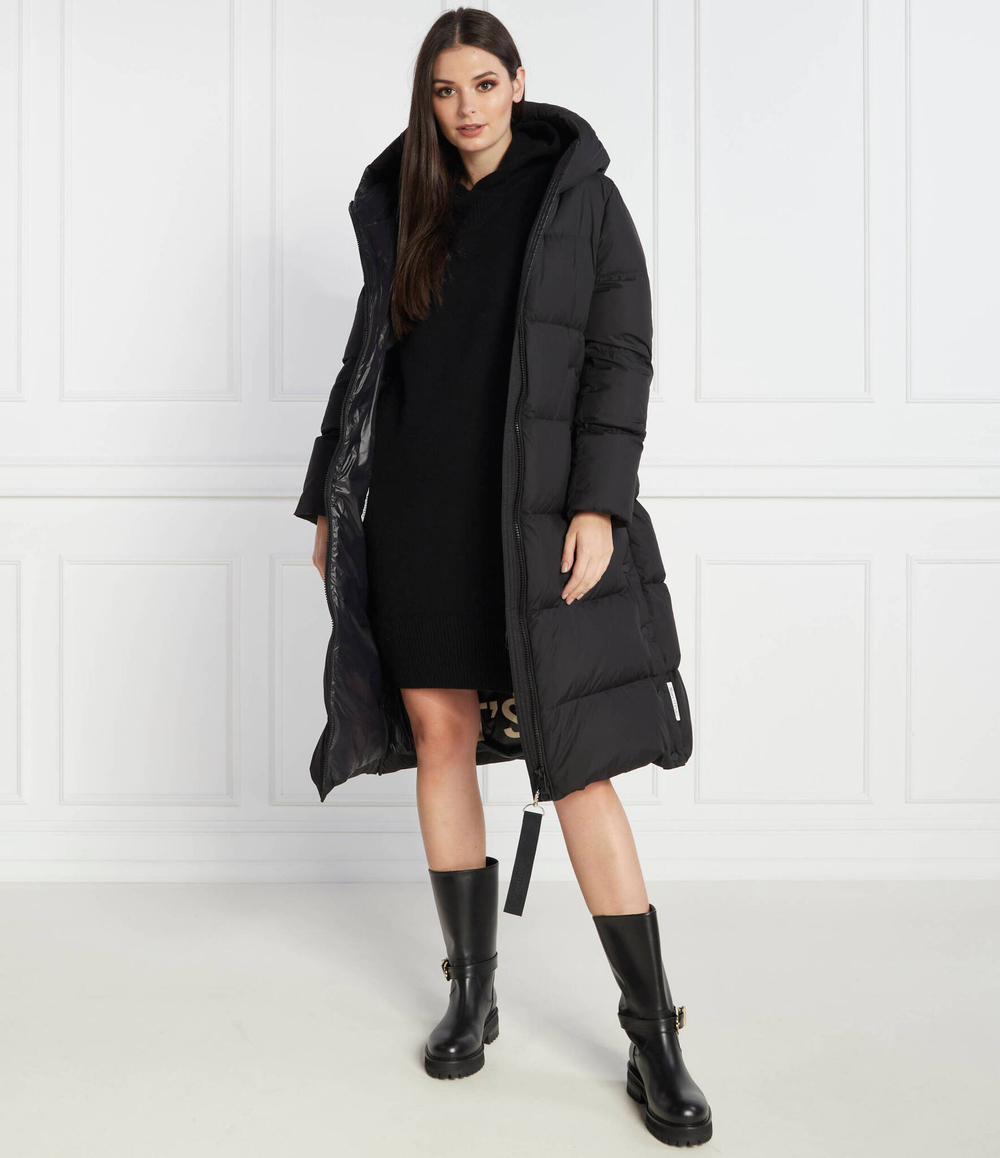 Хлопковое платье Faila BOSS BLACK - черный(50501641)