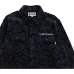 A Bathing Ape Solid Camo Corduroy Work Shirt