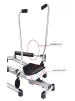 Гребной тренажер, гидравлический