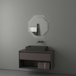 Зеркало Evoform с LED-подсветкой 22,5 W 70х70 см Сенсорный выключатель Нейтральный белый свет