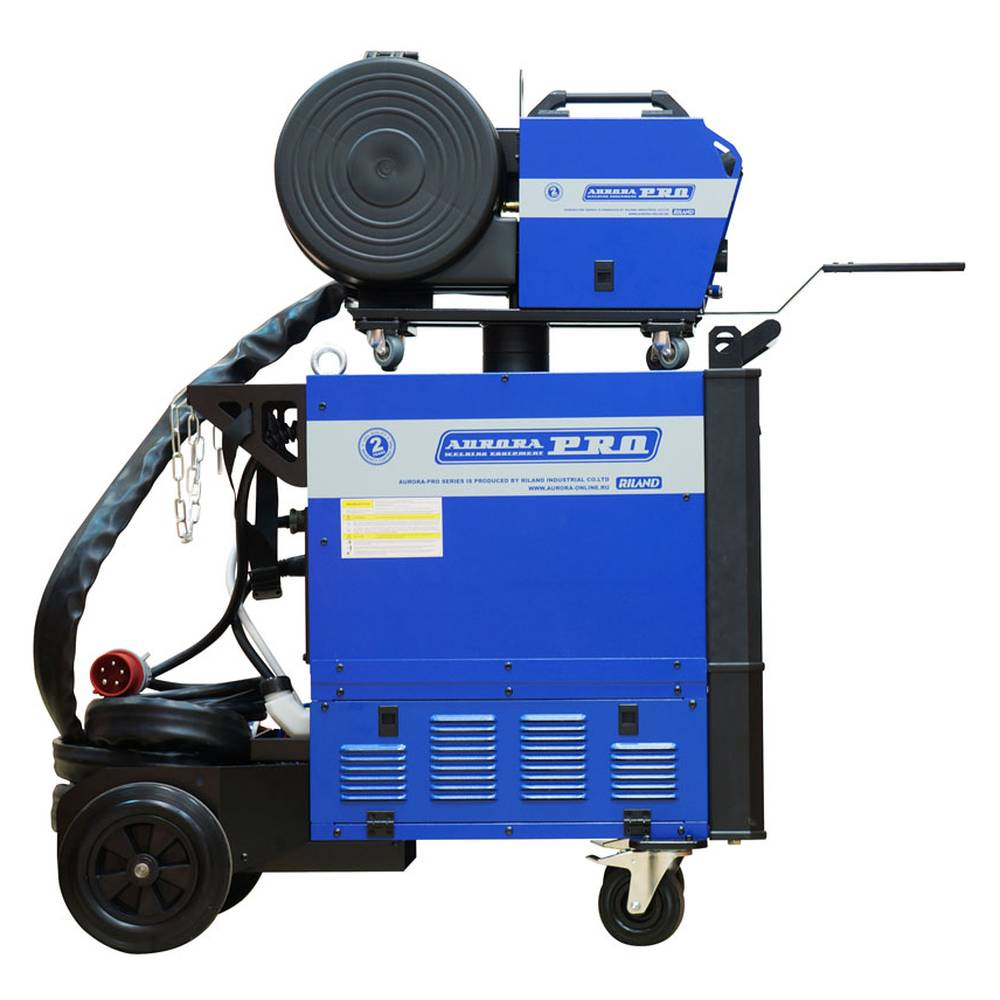 Инверторный сварочный полуавтомат AuroraPRO SKYWAY 500 DUAL PULSE с водяным охлаждением и выносным механизмом подачи проволоки 266