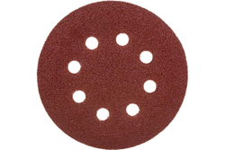 Круг шлифовальный универсальный 5 шт. (125 мм; Р80) "МАСТЕР" Зубр 35562-125-080