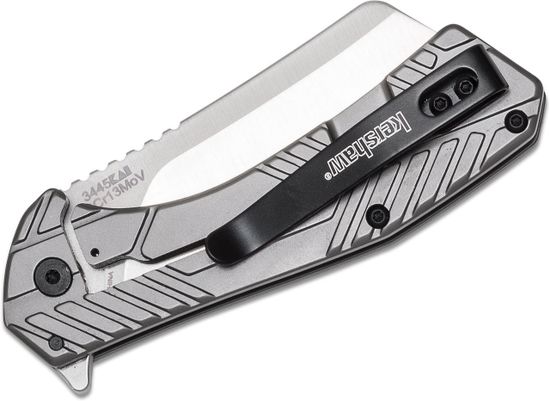 Складной нож KERSHAW Static 3445 c клинком из стали 8Cr13MoV, рукоять Stainless Steel