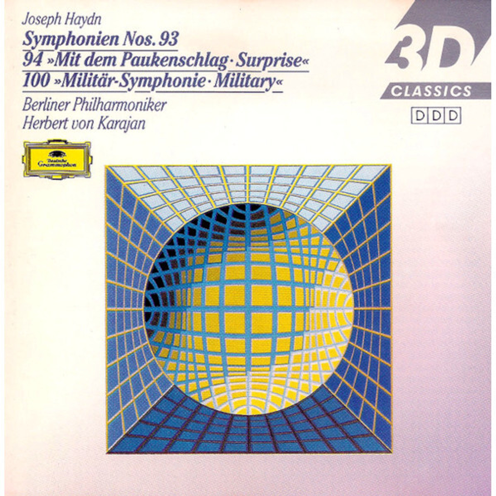 Berliner Philharmoniker, Herbert von Karajan / Haydn: Symphonies Nos. 93, 94 Surprise, 103 Drum Roll (CD)