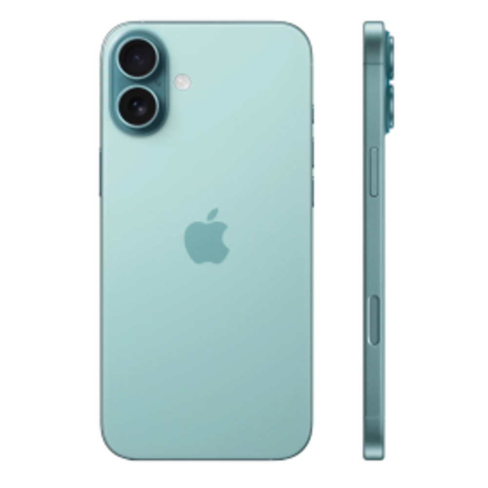 Apple iPhone 16 Plus SIM 128 ГБ, бирюзовый