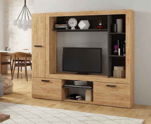 Гостиная Оскар 3 (Дуб золотой/Венге)