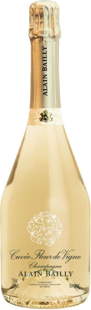 Шампанское Alain Bailly Fleur de Vigne, 0,75 л.