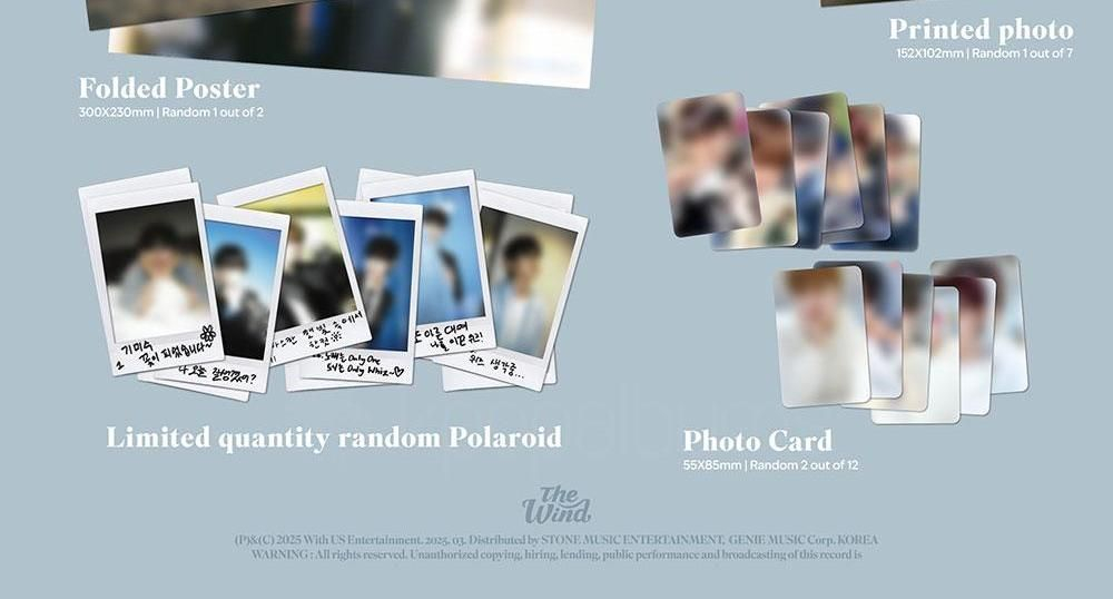 Альбом THE WIND - ONLY ONE STORY 2nd Single Album 2 Version SET
