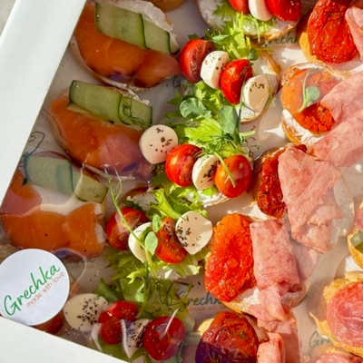 Бокс с брускеттами (предзаказ)