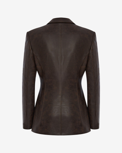 Жакет из экокожи