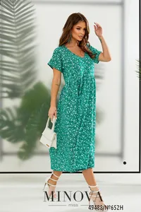 Платье 652Н-зеленый Minova