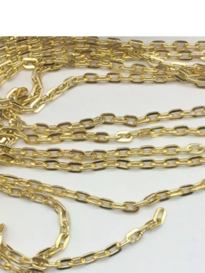 Цепь металл, ш. 5 мм, золото