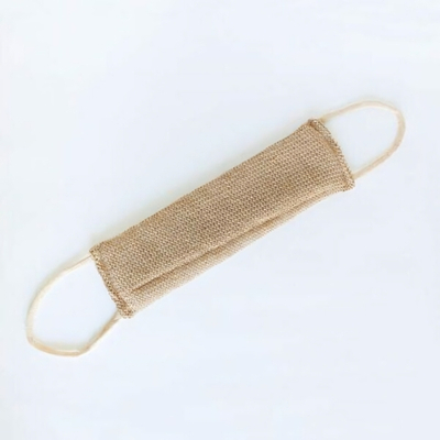 Мочалка банная с ручками джутовая