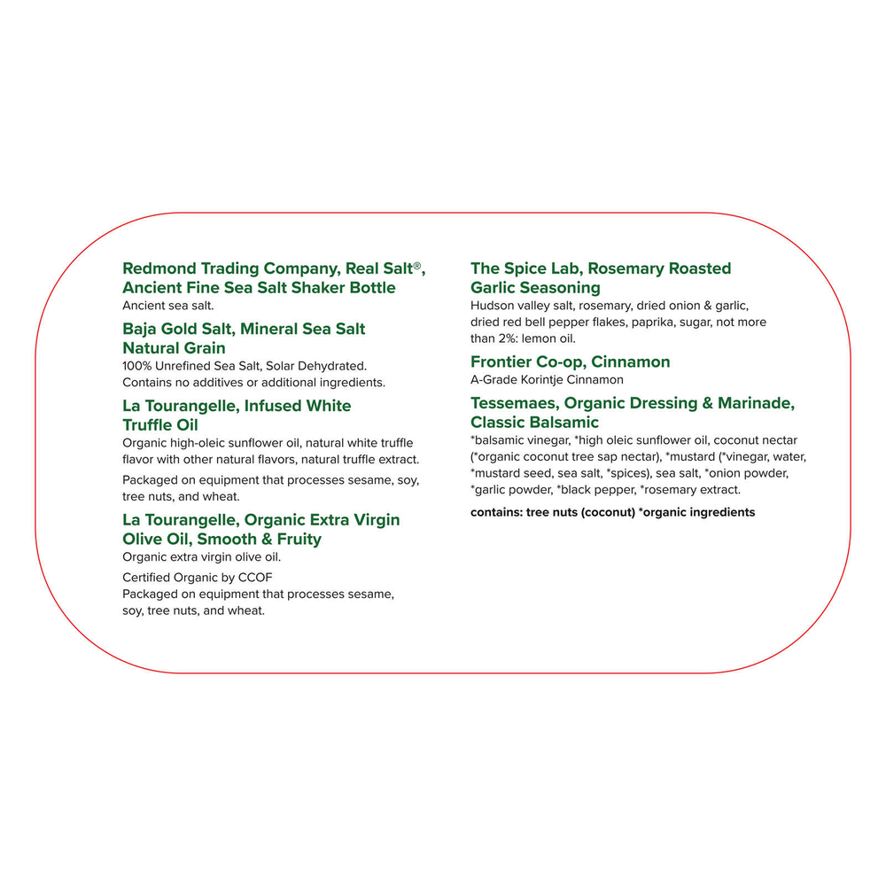 iHerb Exclusive, кухонные запасы, праздничная коллекция, набор из 8 продуктов