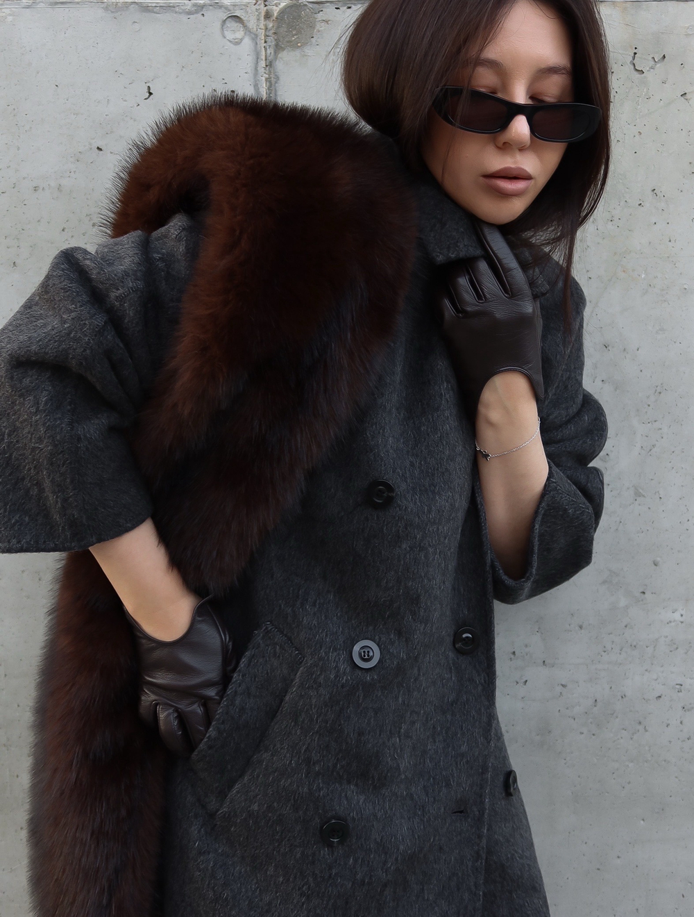 Пальто пиджак из шерсти DARS