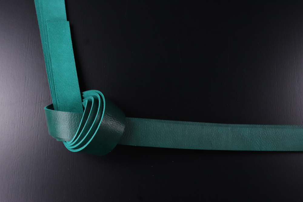 Ременная заготовка Изумрудная с лицевым покрытием + Плита Терра