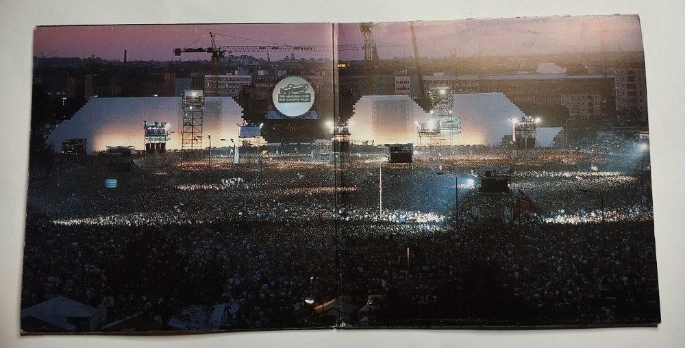 Винтажная виниловая пластинка LP Roger Waters The Wall (Live In Berlin) 2LP (Spain 1990)