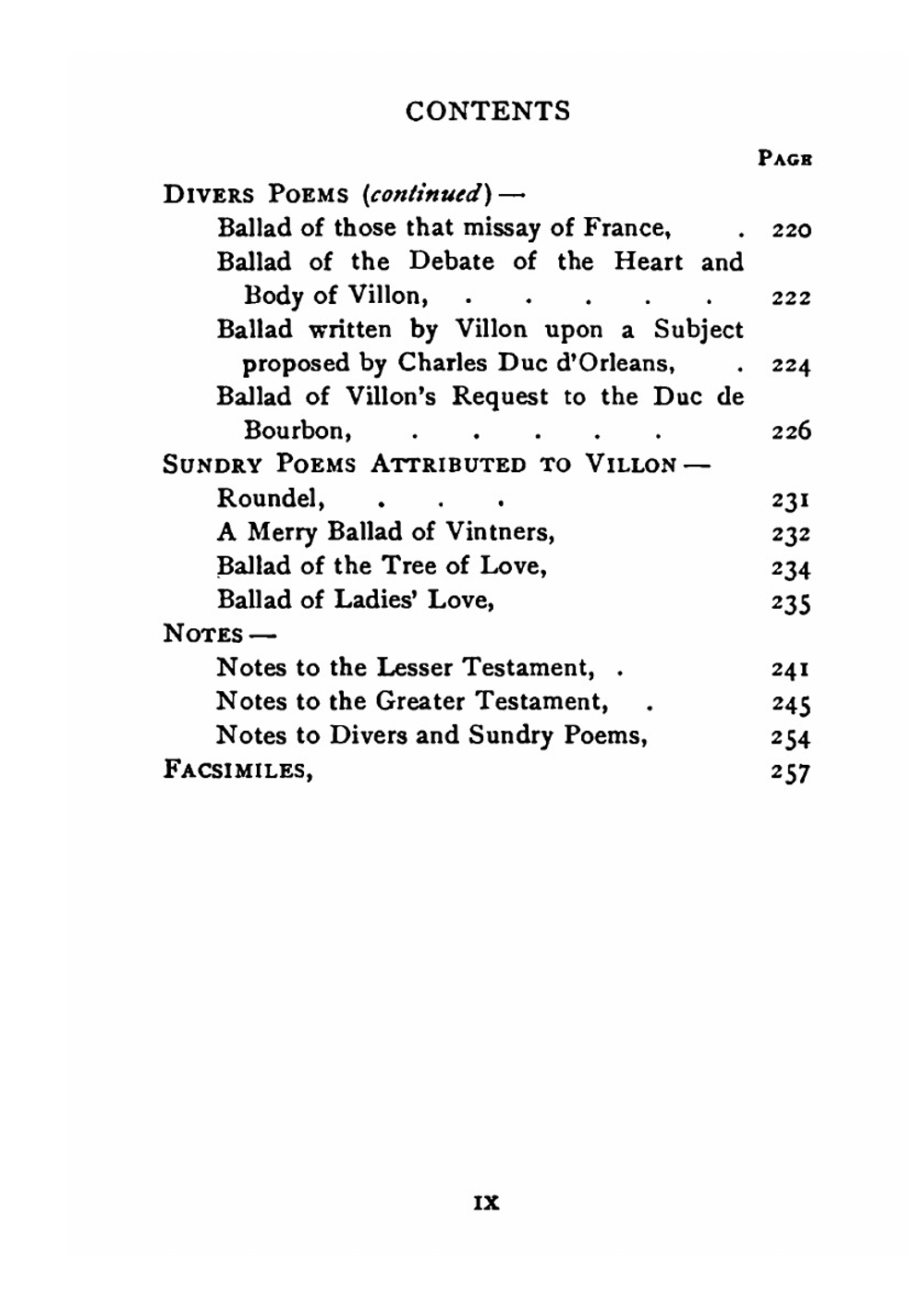 The poems of Master François Villon of Paris | François Villon