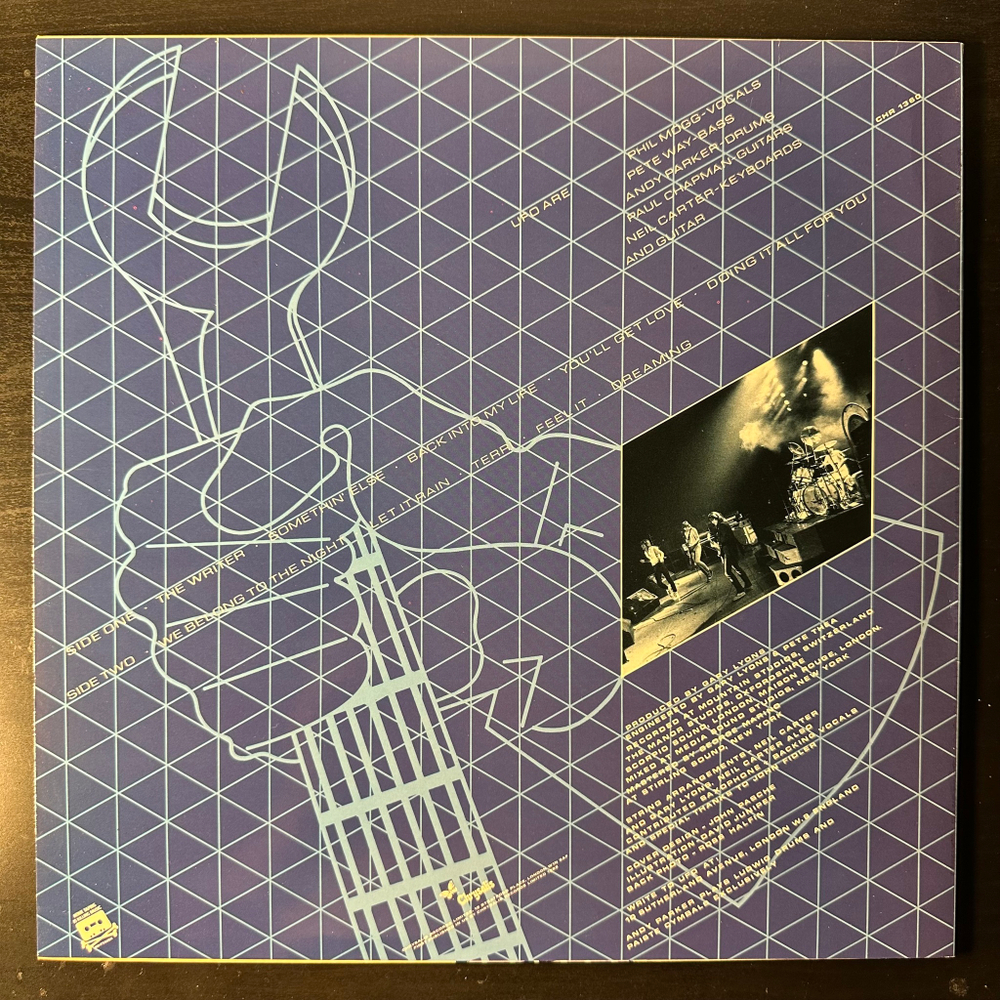 UFO - Mechanix (Скандинавия 1982г.)