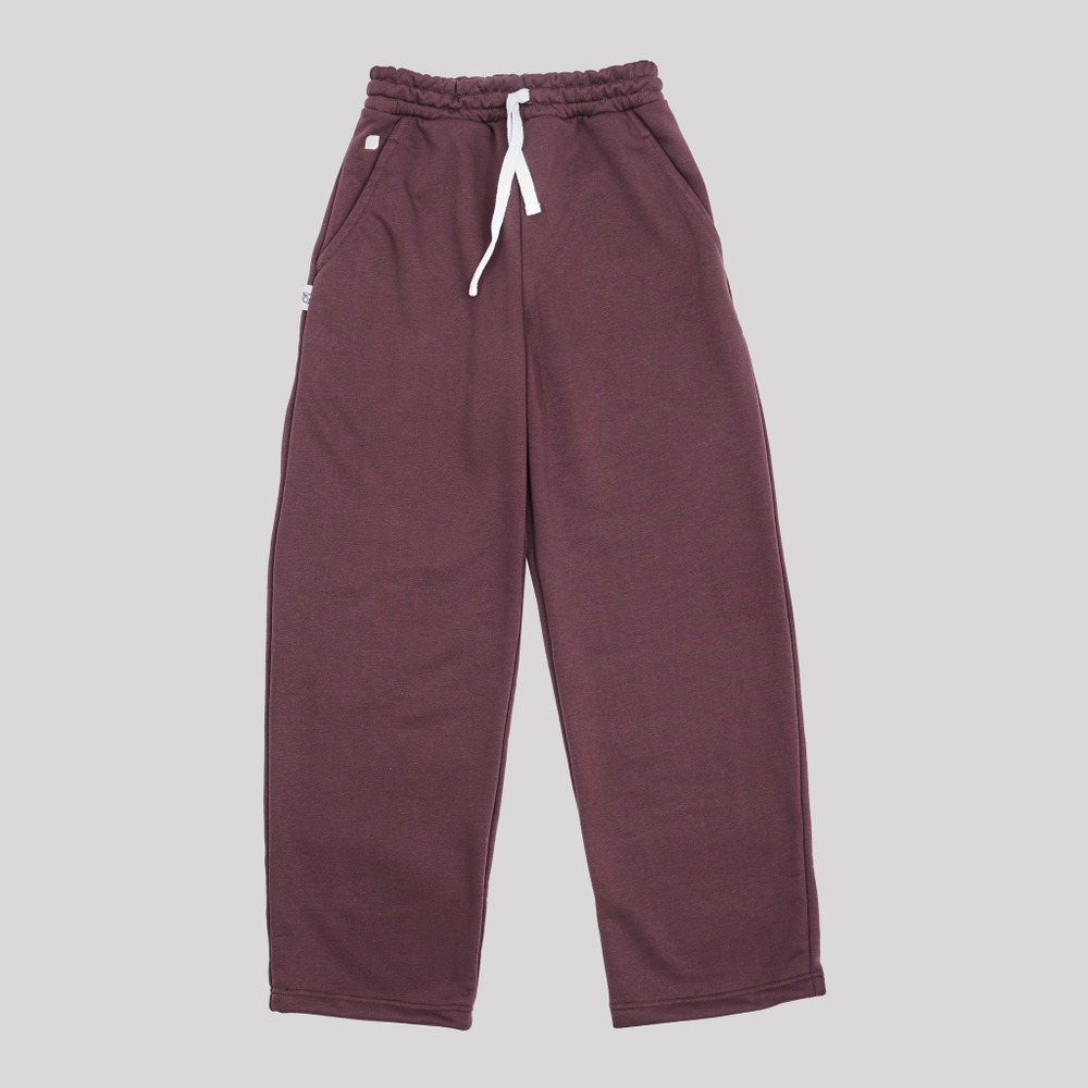 Wide Sweatpants LOGO Catawba Grape