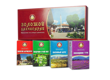 Набор чая Золотой Бахчисарай, 200гр, ТМ ТРАВЫ ГОРНОГО КРЫМА