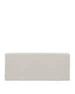 Изголовье Valma из жемчужного шенилла со съемным чехлом для кровати 180 x 200 см