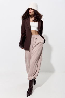 Алладины под замшу цвета какао