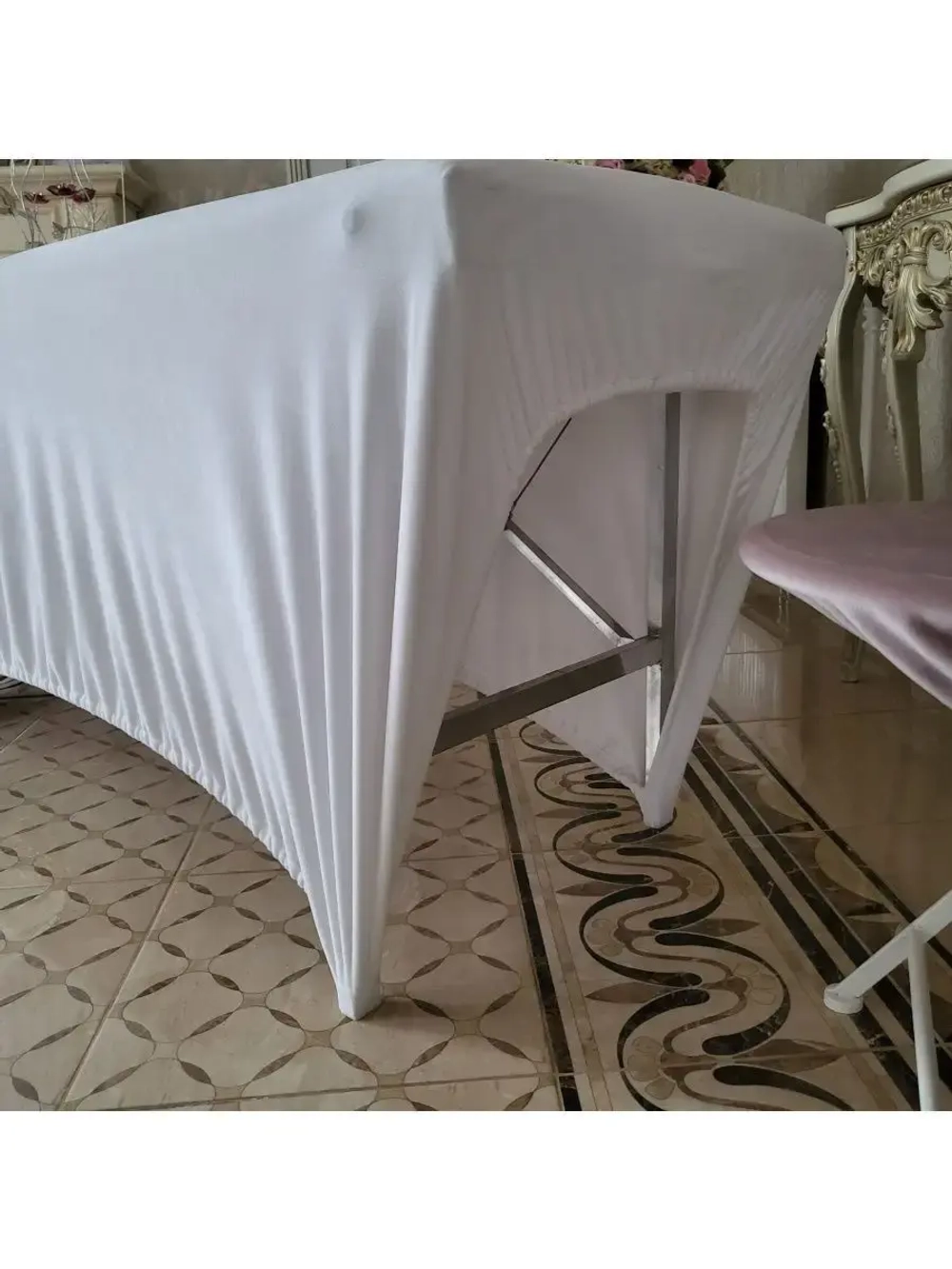 Чехол на кушетку велюровый 190/70 удлиненный