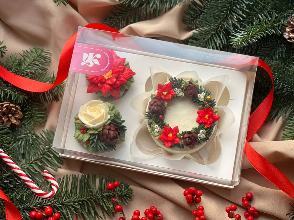 Новогодний десертный набор „Белая сказка“