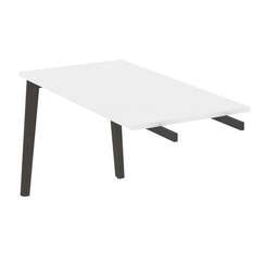 Onix Wood Direct Брифинг-приставка OW.BR-13 Белый Бриллиант/Дуб Темный/Металл Антрацит 1380*720*750