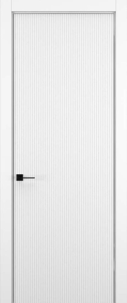 Дверь 1 VERTICAL Матовый Снежный