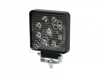Прожектор LED -квадрат  9W (110*110*25) 9LED 9*1Вт (12в) шт 12в091 M5 #GZ005