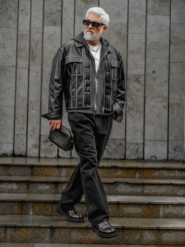 Черные джинсы Laine с защипами