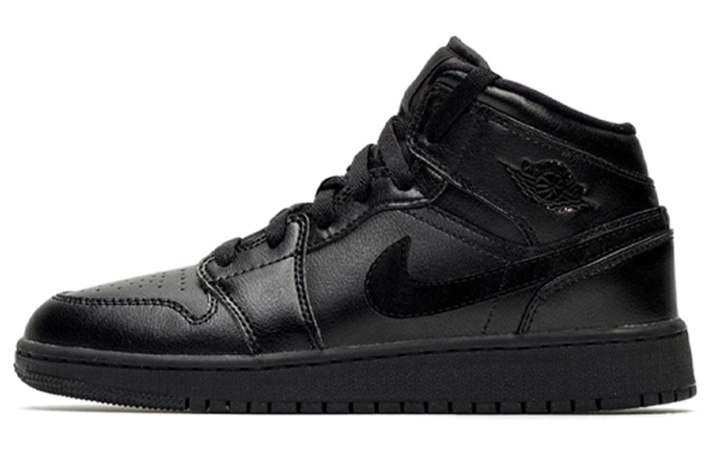 Кроссовки Jordan Air Jordan 1 Mid "Deep Black" (Женская размерная сетка)