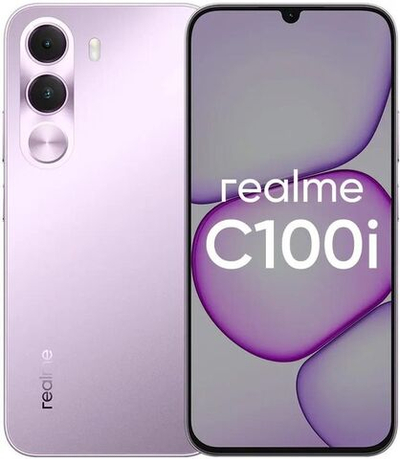 6.74" Смартфон REALME C100i 4/128Gb,  RMX5377,  NFC,  IPS,  120Гц,  7000мAч,  фиолетовый
