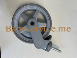 Колесо Happy Baby Linda переднее серое