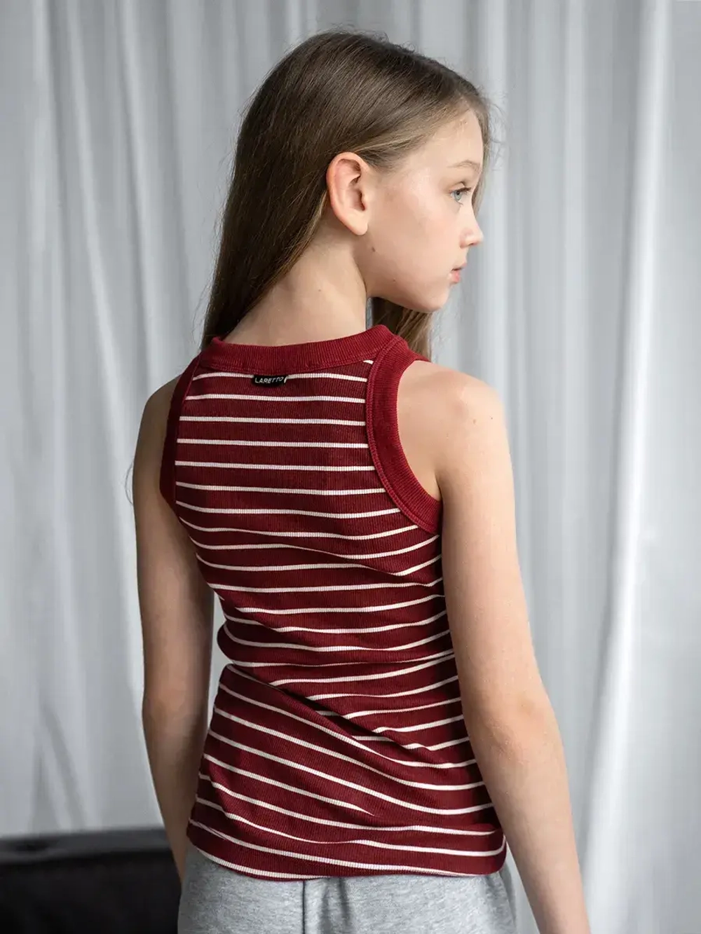 Майка для девочки на лето