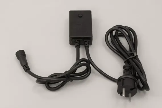 Блок питания с контроллером для 20 м. нитей, 1.5 м., Teamprof (TPF-Cn2-220)