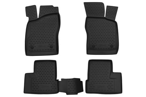 Коврики в салон для DAEWOO Nexia (Ir), 2008-2016, 4 шт. (Повышенная устойчивость, повышенная износостойкость) FORMAT.11.09.210K