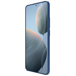 Чехол синего цвета с защитной шторкой для задней камеры на Xiaomi Poco X6 Pro 5G и Redmi K70E от Nillkin, серия CamShield Case