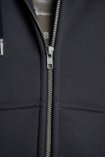 Худи Called a Garment Stamp Heavy Cotton Zip Hoodie "Charcoal Blue"