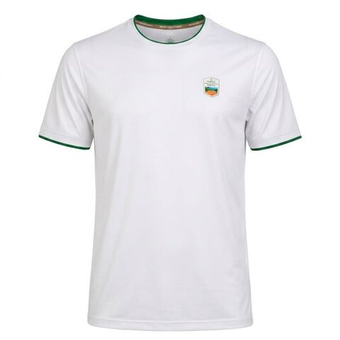Мужская теннисная футболка Monte-Carlo Rolex Masters Patch & Print - white