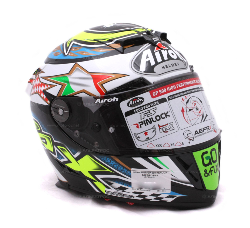 Мотошлем Airoh GP500 Replica Cappirossi