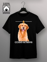 Футболка золотой ретривер